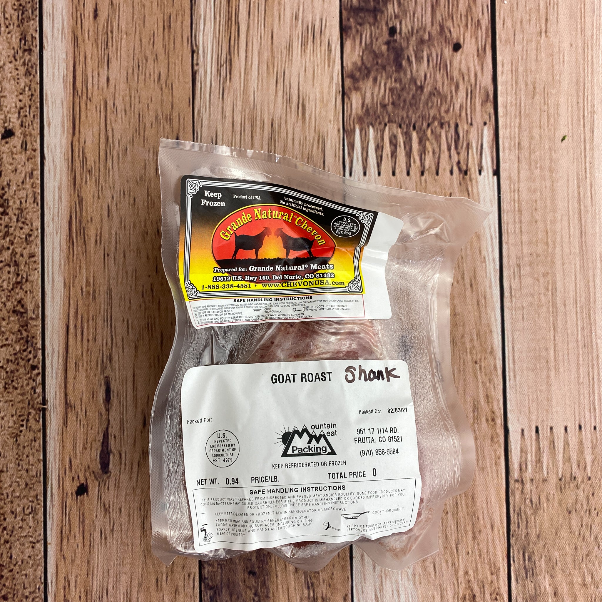 Goat Shank Roast – ElkUSA