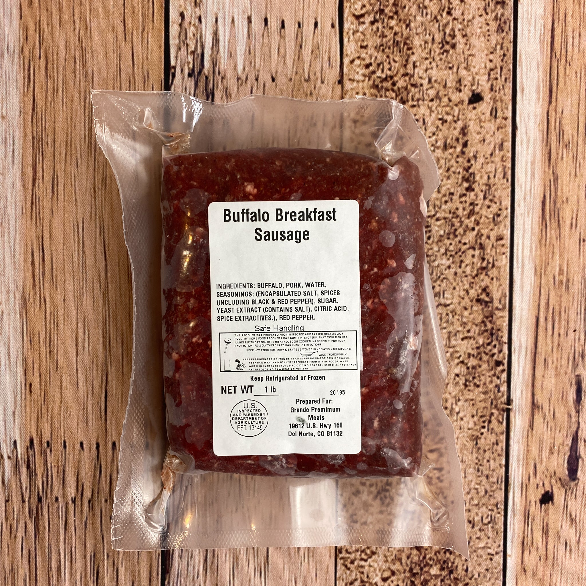 Buffalo Zesty Breakfast Sausage