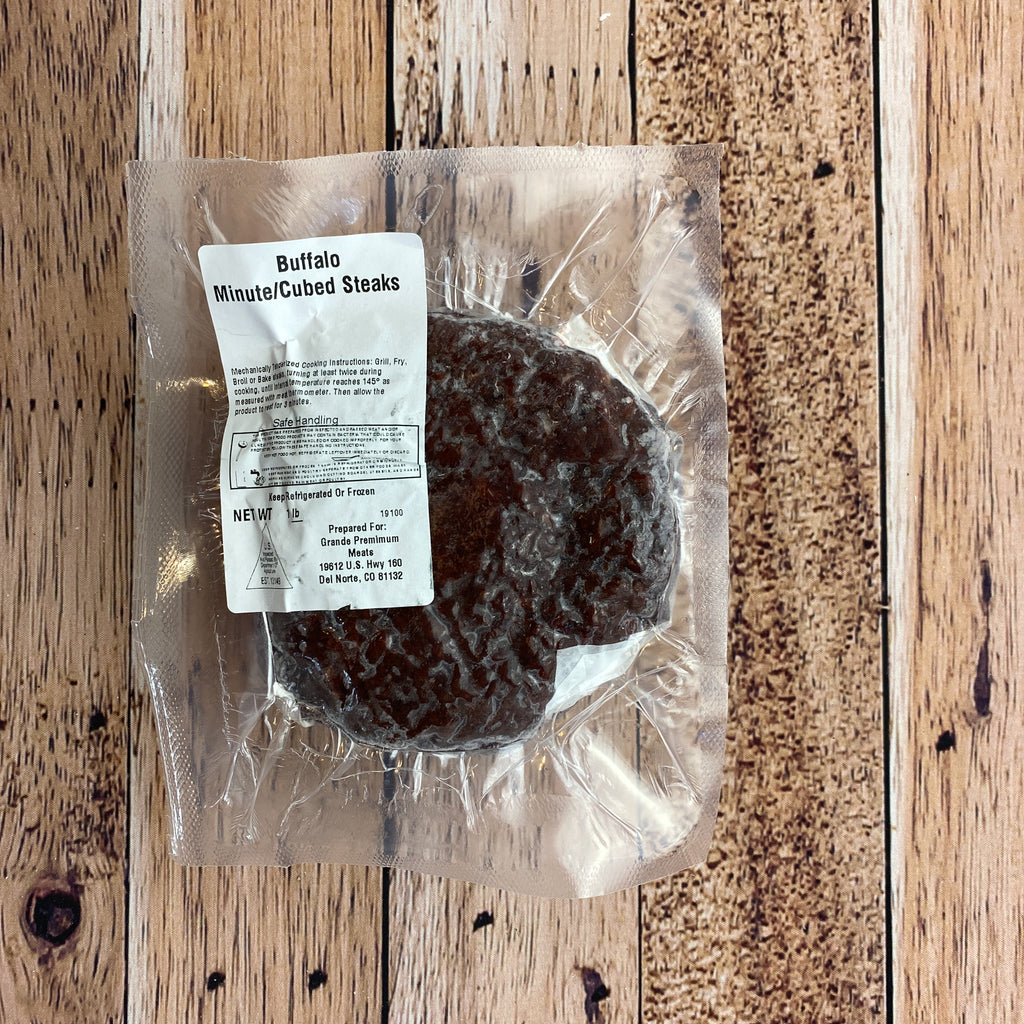 Buffalo Tenderized Steak