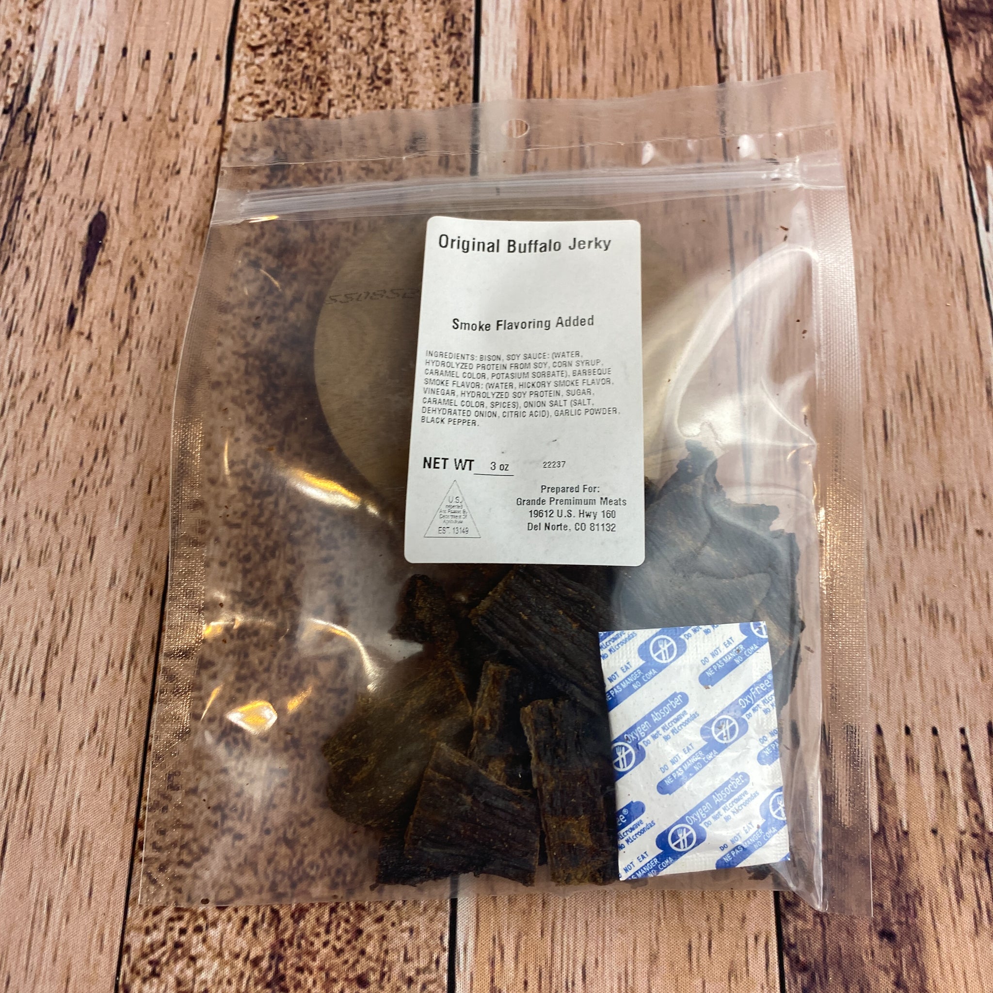 Buffalo Jerky Original 3 oz.