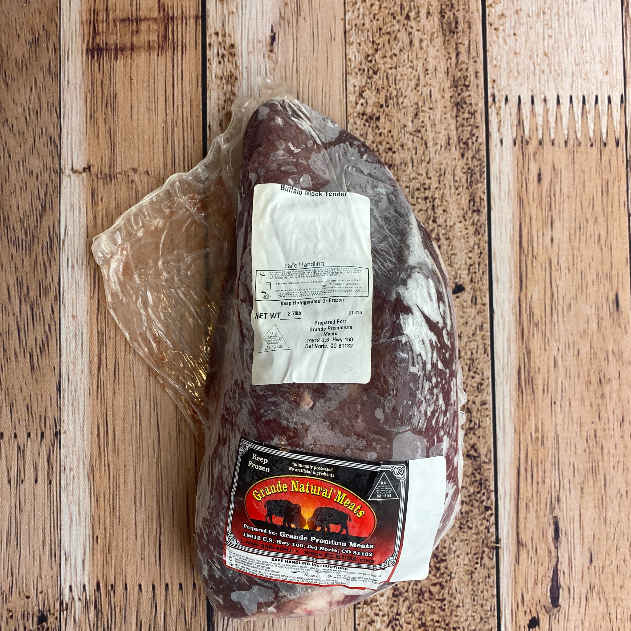 Buffalo Chuck Mock Tender