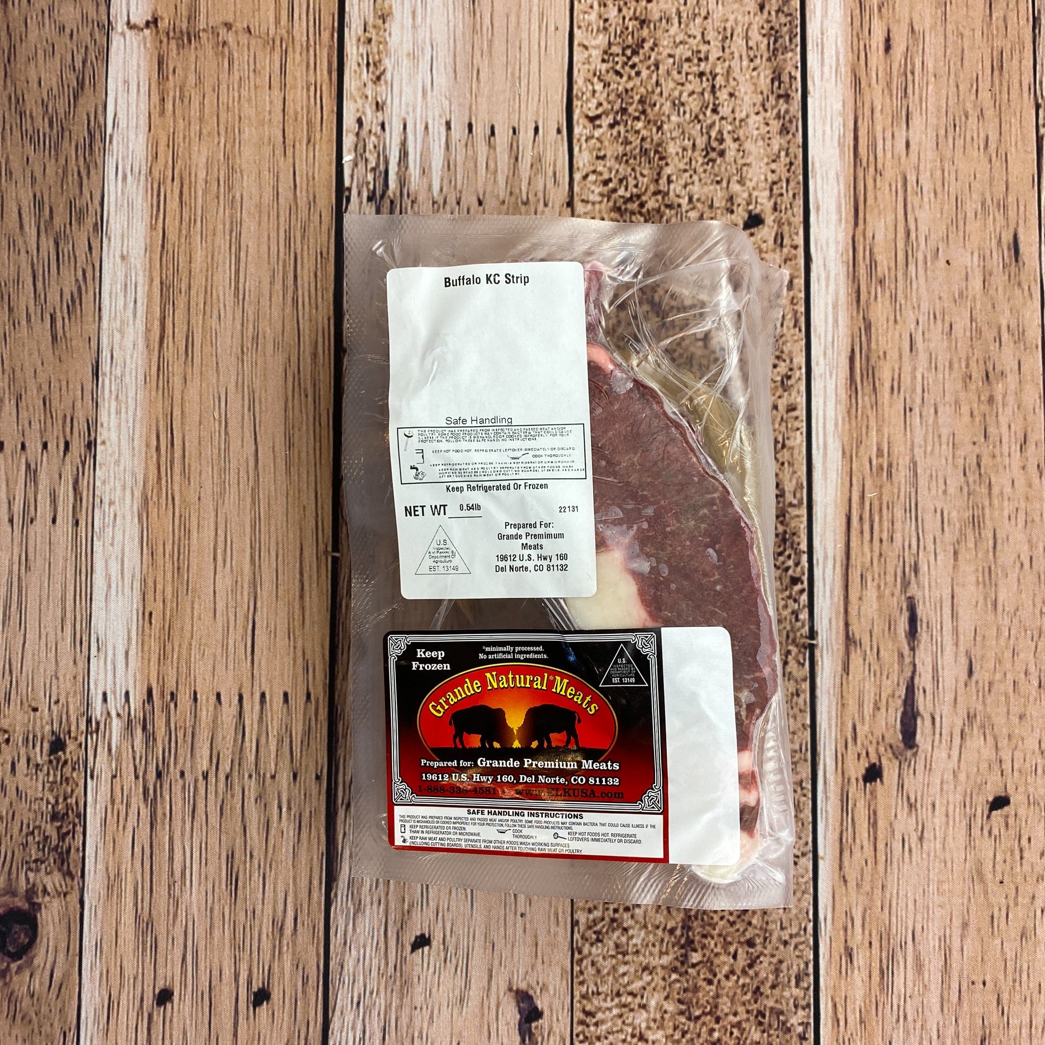 Buffalo New York Strip