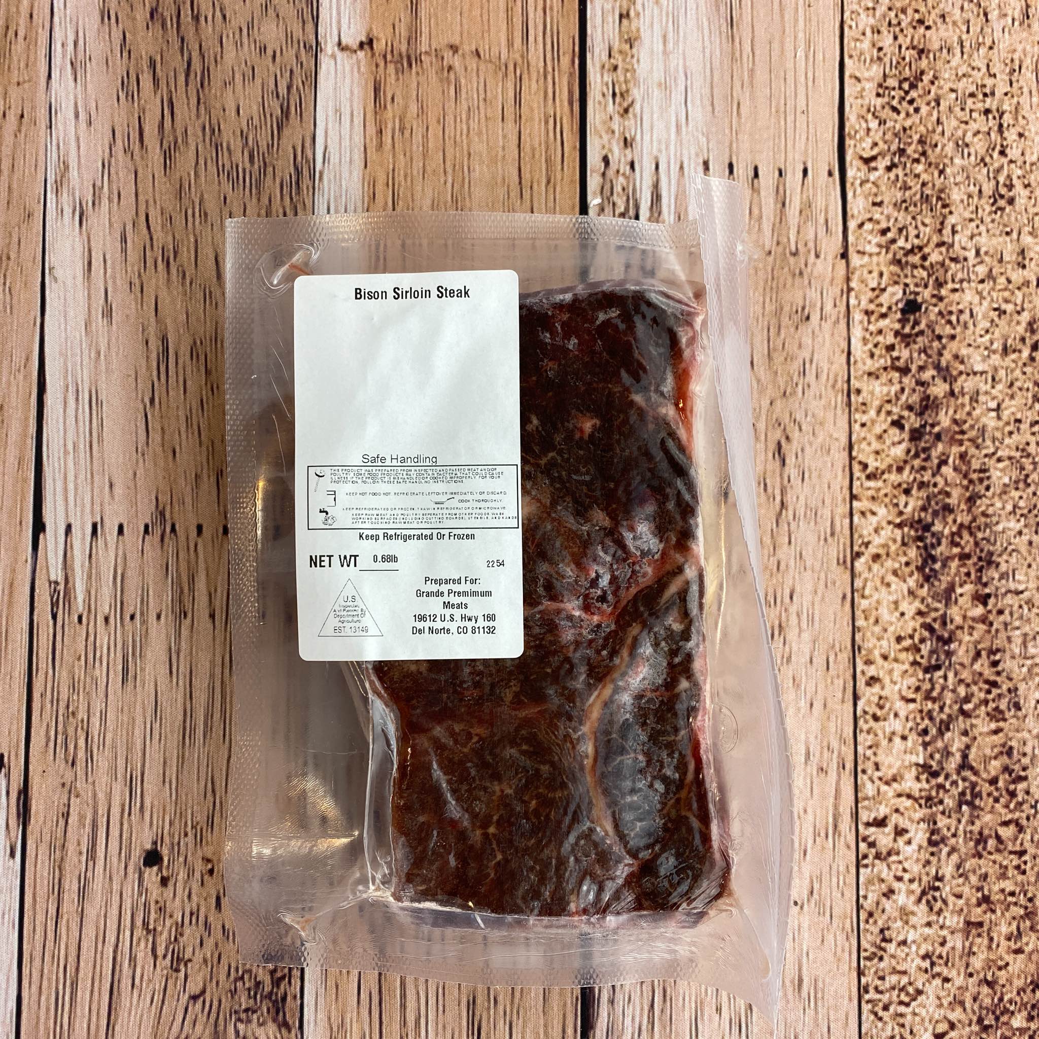 Buffalo Top Sirloin Steak