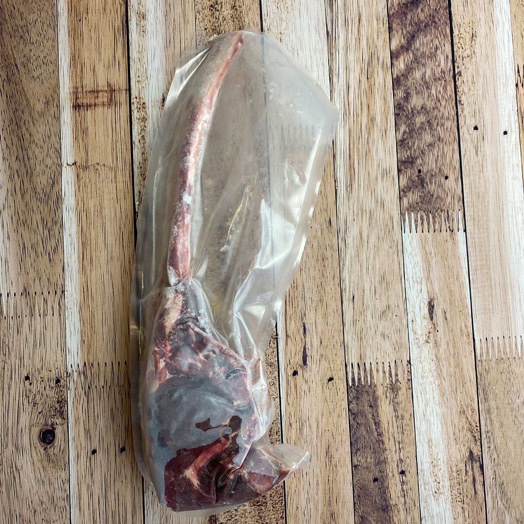 Buffalo Bone-In Ribeye, Tomahawk Cut