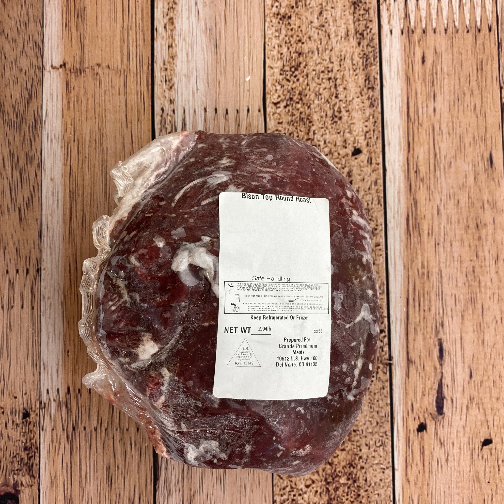 Buffalo Top Round Roast