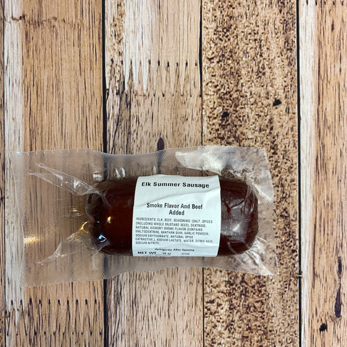 Elk Jalapeño Cheddar Summer Sausage, 8 oz.