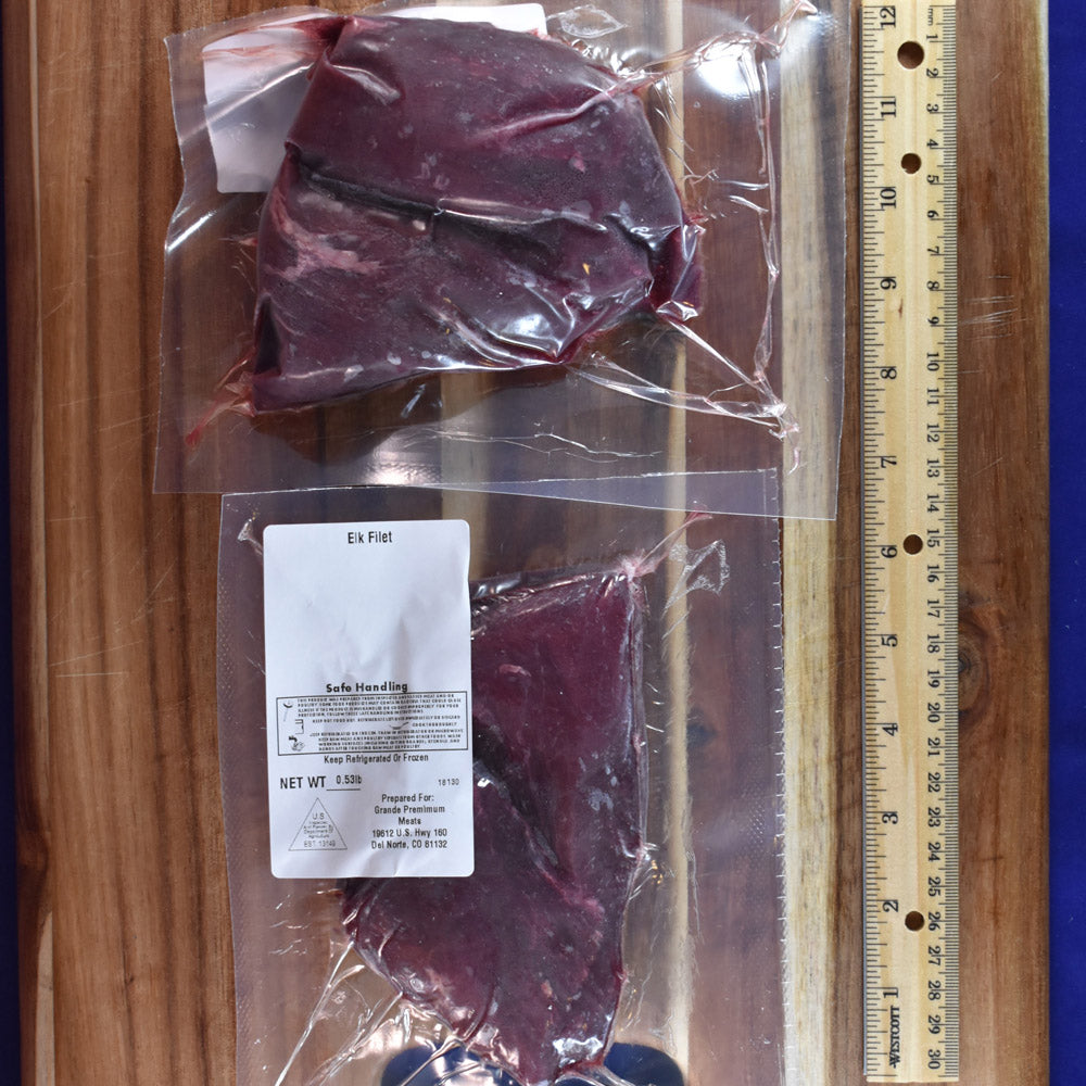 Elk Tenderloin Filet steak