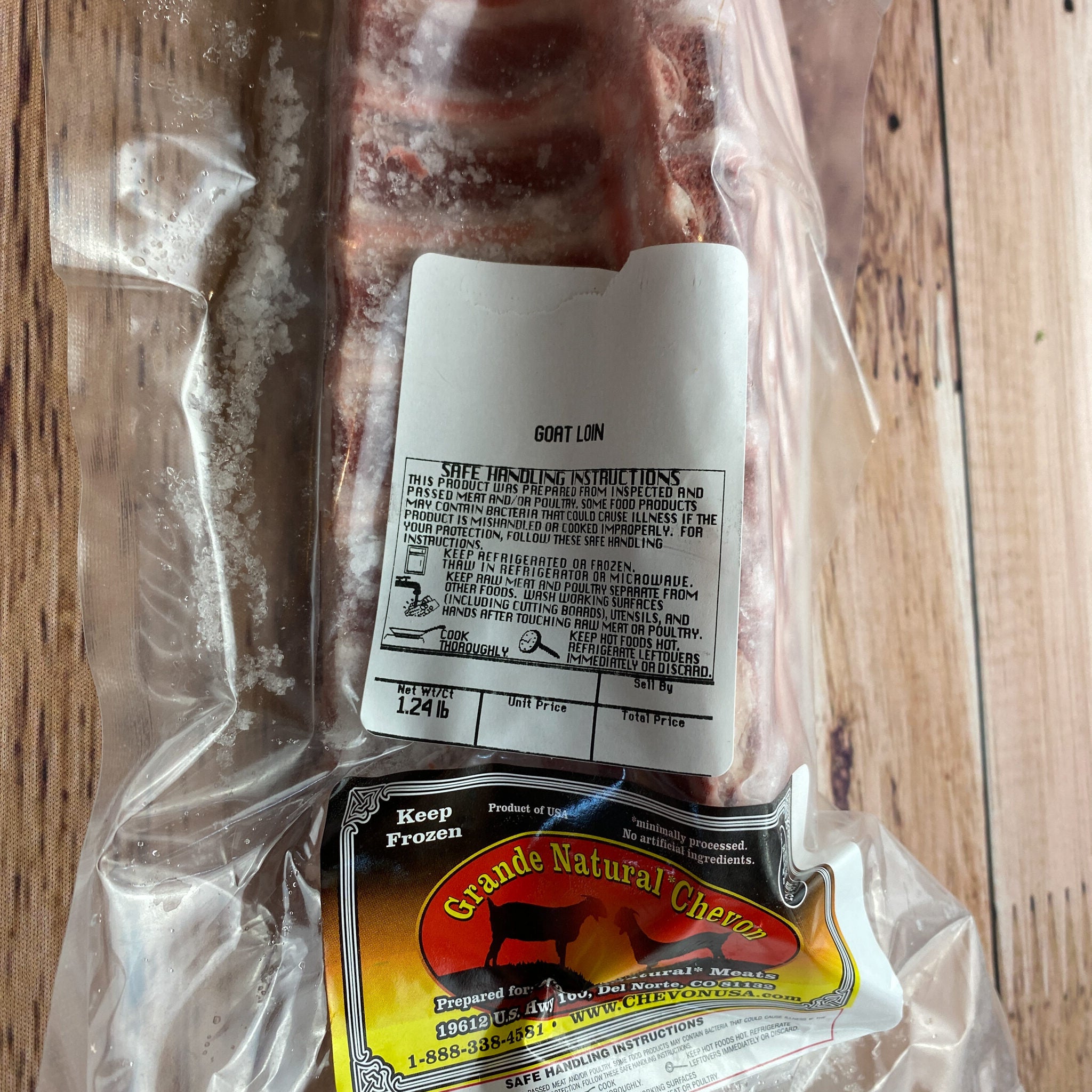 Goat Whole Loin Bone-in