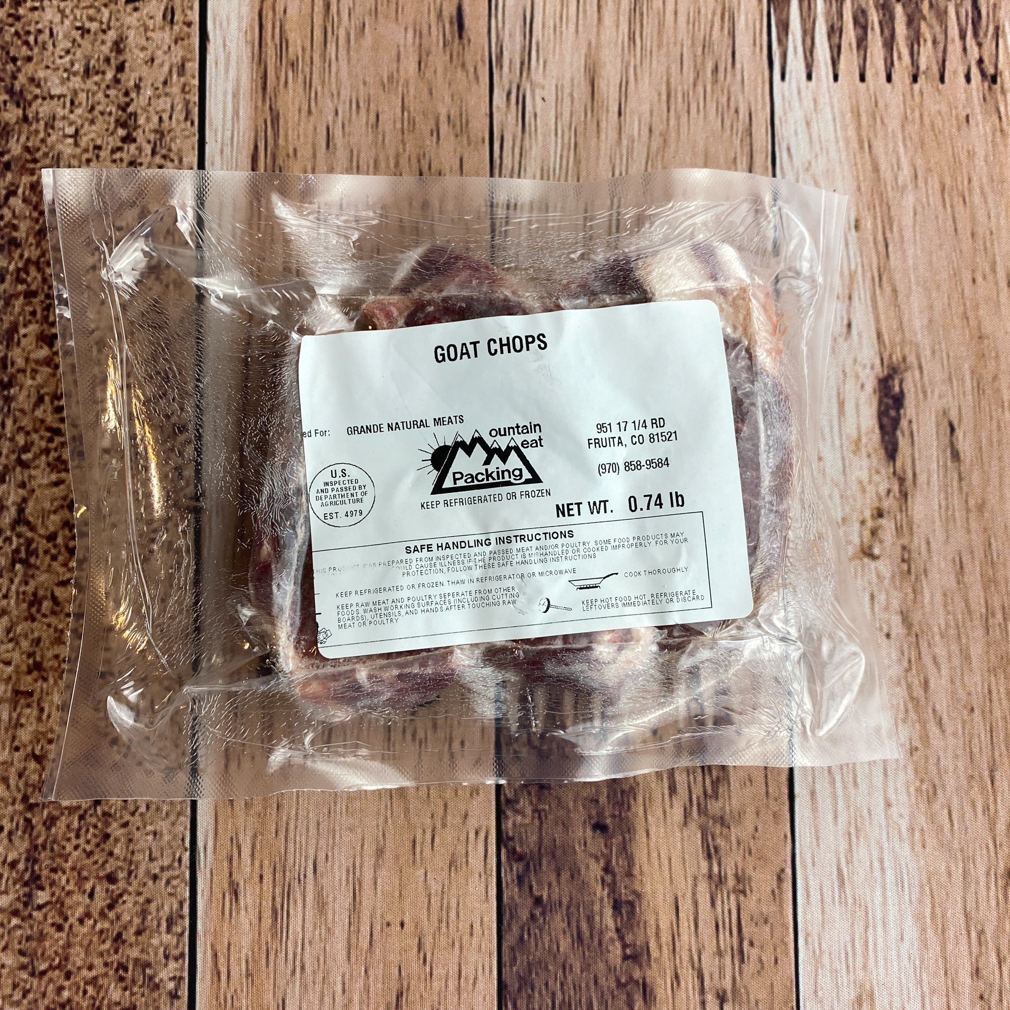 Goat Loin Chops Bone-In