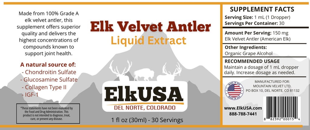 Elk Velvet Antler Liquid Extract