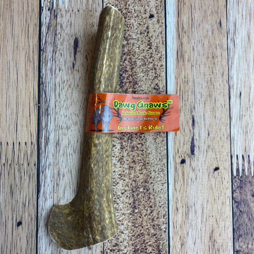 Dawg Gnaw Antler Chew, Large, Sliced.