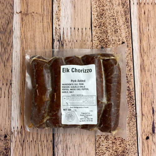 Elk Chorizzo Sausage