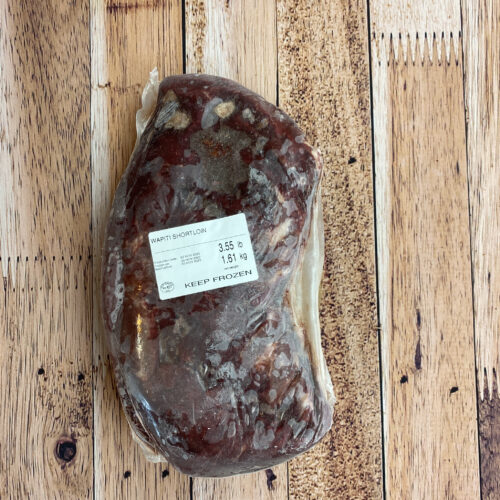 Elk Strip Loin, whole, frozen