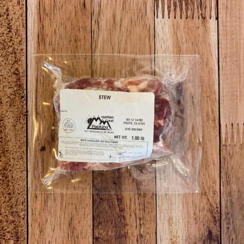 Goat stew meat bone-in