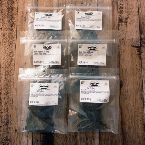 Elk jerky nibbler pack